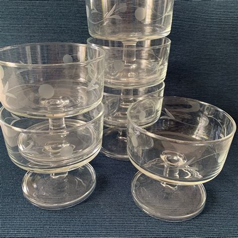 antique dessert bowls|vintage glass dessert bowls.